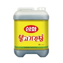 [삼화스타코바닥용] 삼화식품 불고기간장, 1개, 13L