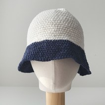 바비수 오일라 투톤 가벼운 니트 코튼 버킷햇