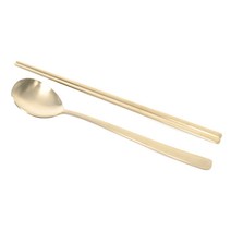 티타늄 민자 수저 세트, 숟가락 + 젓가락