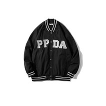 AOULS 아울스 남성용 스포츠 심플 루즈핏 자수 베이스볼 자켓 #J6083