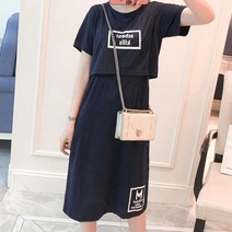 데일리 수유 겸용 임부복 원피스
