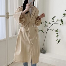 보리맘 코튼 롱 야상 임부복 아우터 E202