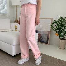 여성용 도레드 베이직 컬러 일자팬츠 PT7423K14