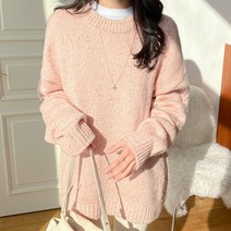 아모르데이 여성용 르퍼네프 라운드 니트