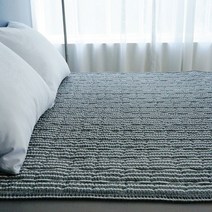 인룸 스트라이프 시어서커 누빔패드, 그레이