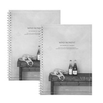 인디고 마음사진 스프링노트 모눈, 2개, 소풍