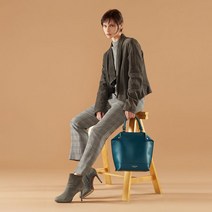 패블러스 스웨이드 백인백 + 토트 가죽 크로스백 세트