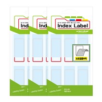 유니온플러스 보호필름 견출지 24 x 53 mm UL-2422 13p, 적, 3개