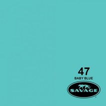 세비지 종이 롤 배경지 HALF, 47-1253(47 Baby Blue), 1개