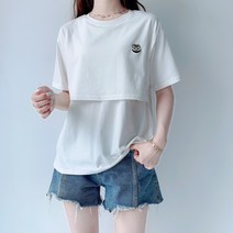 에이홉 심플 슬림 수유 티셔츠