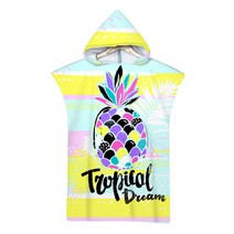 셀레네 후르츠 썸머 후드 비치타월 75 x 110 cm, A14, 1개