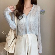 여성용 MA 썸머 아이스 가디건