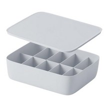 모던 심플 속옷 정리함 10칸 그레이, 1개