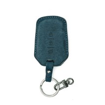차모아 가죽 스마트키케이스 벨로스터 엑센트 i30 싼타페CM, 딥네이비+흑니켈사틴, MH103