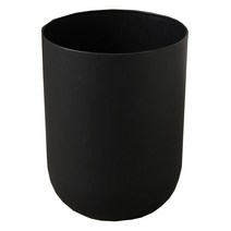 무지 북유럽 오픈 휴지통, 블랙, 1개