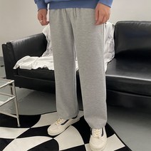 오티디 남성용 와이드핏 스판 밴딩 분또 일자팬츠