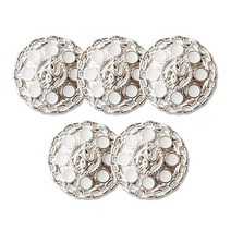 고급 코트 가디건 금속단추 비오트 23mm, 은반광, 5개