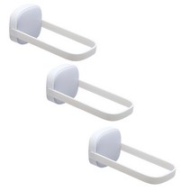 더벨라 틈새활용 접착 옷걸이 정리대 홀더 걸이, 블루, 3개