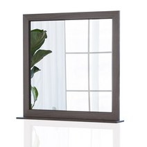 투에스 화장대 탁상거울 600 x 600 mm, 월넛