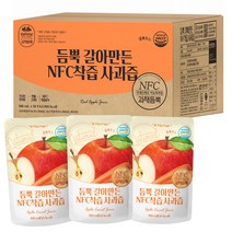 유기농마루 물넣지않고 듬뿍 갈아만든 NFC착즙 사과즙, 100ml, 50개