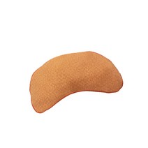 편백아트 프리미엄 편백 미니 큐브칩 클래식 반달 베개, 황토