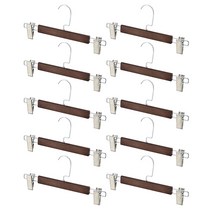 마켓감성 원목 클립 바지걸이 대, 타입 3, 10개입