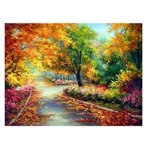 케이엠엘리 3D 사각 보석십자수 DIY 30 x 20 cm, 오솔길, 1개