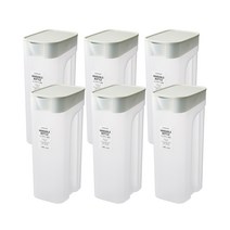 락앤락 한손에 착 물병 HPI817S6C 6p, 민트, 1400ml
