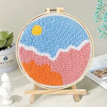 데이소이 아트클래스 감성 펀치니들 뜨개질 DIY 패키지, NO 19, 1개