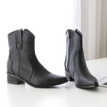 멜팅나인 여성용 JTB40 숏앵글 웨스턴 앵클부츠 5cm