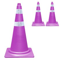 동광세이프티 칼라콘 보라색, 3개