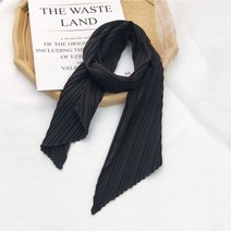 치타샵 여성용 프리미엄 롱 플리츠 스카프