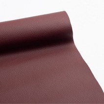 오라플 쇼파리폼 가죽스티커, 레드브라운