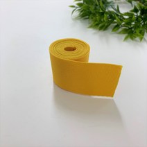 나일론 웨이빙 끈 32mm x 450cm, 옐로우, 1개
