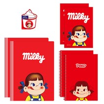 페코짱 파일 문구세트, RED PEKO, 1세트