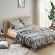 뱀부 양겹 여름 이불 미니멀 + 카페트 + 베개커버 2p