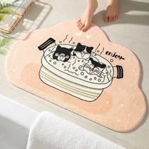 큐티 감성 발매트, 고양이
