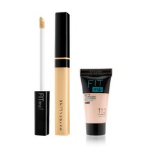 메이블린 핏미 컨실러 7ml + 미니 파운데이션 5ml 세트, 25 미디엄(컨실러), 랜덤발송(파운데이션), 1세트