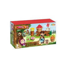 데이비드토이 마샤대블록시리즈 곰의 잼 만드는 날, 혼합색상