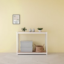 홈던트하우스 철제 선반 2단 1200 x 500 x 900 mm, 화이트