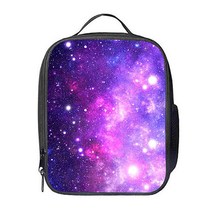 우주 행성 디자인 보온 보냉 토트 크로스백 도시락 가방, 23