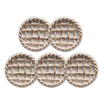 클로이 단추 21mm, 골드화이트, 5개