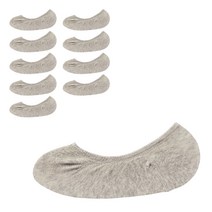 무인양품 MUJI 여성용 면 혼방 잘 벗겨지지 않는 풋커버 10켤레 세트 DAG11A0A