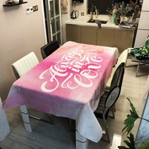 러브모드 패턴 다양한 패브릭 사각 식탁보, 08, 90 x 90 cm