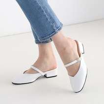 멜팅나인 여성용 스트랩 둥근코 뮬슬리퍼 LP30059