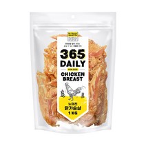 노마진 강아지 365 데일리 육포 1kg, 1개, 닭
