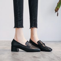 SILVERS 여성용 키높이 통굽 로퍼