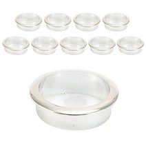 초이스하드웨어 타공홀 마감캡 실버 55mm, 10개