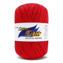 니뜨 코튼 데이트 실 75g, 914 레드