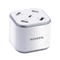 에이데이타 멀티 고속충전기 CU0480QC, White, 1개